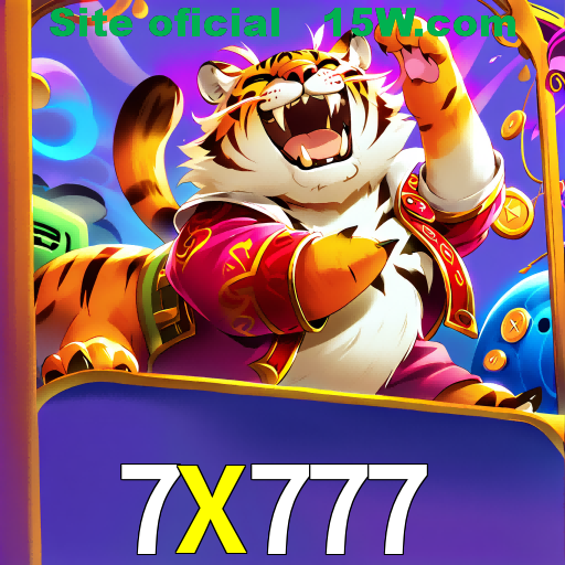 Imagem promocional da 7X777 mostrando a plataforma e suas vantagens